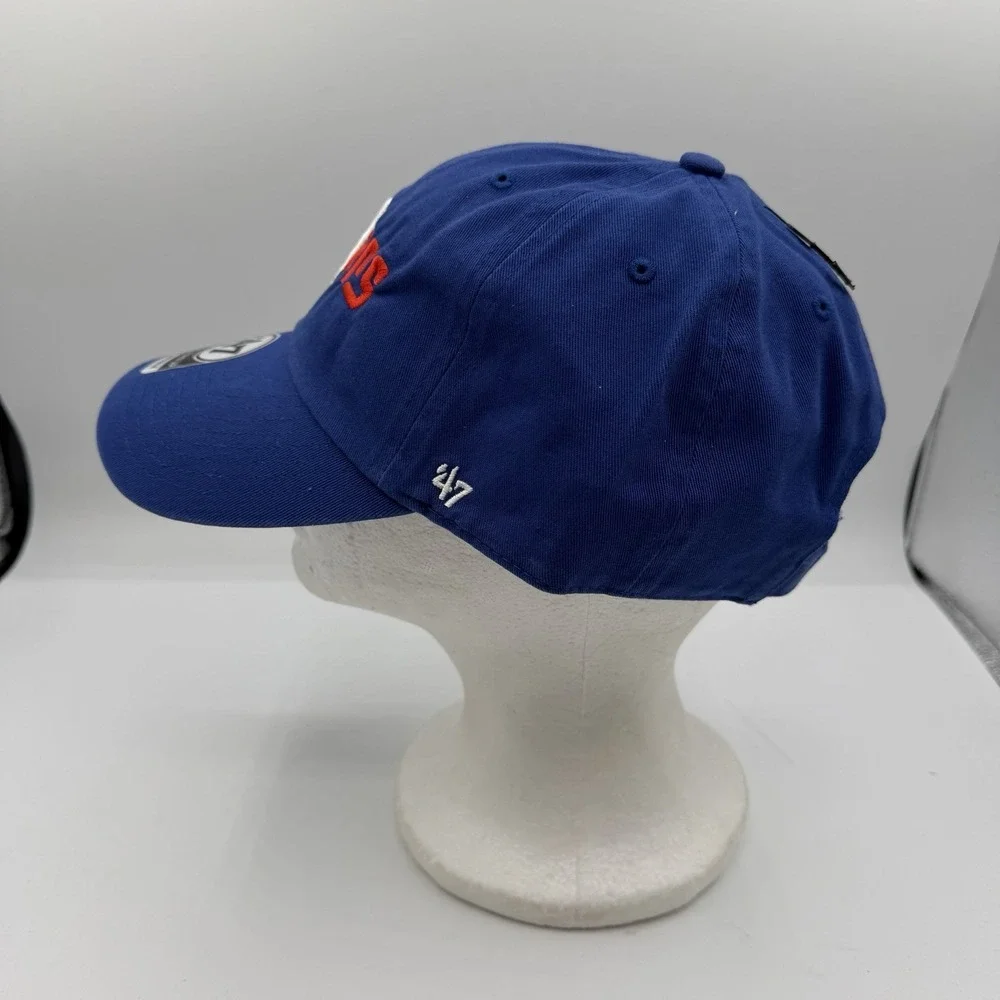 '47 Brand Clean Up Oklahoma City 89ers Wordmark Hat Cap Blue Adjustable MILB - Picture 2 of 8